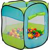 LittleTom Tenda Giocattolo Bambino 100x100x72cm Piscina di Palline Pop-up Azzurro