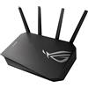 ASUS ROG STRIX GS-AX3000 - Router Wi-Fi 6 dual-band per giochi, compatibile con giochi PS5 e mobili, VPN Fusion, Instant Guard, Gear Accelerator, porta di gioco, QoS adattivo e Aura RGB