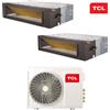 CLIMATIZZATORE DUAL CANALIZZATO 9+18 TCL DC INVERTER A++A+ MT2730 WI FI INCLUSO LINEA 2025