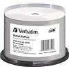 Verbatim 50 DVD+R Dual Layer 8X DL+ WIDE THERMAL PRINT 8,5GB cake box - 43754