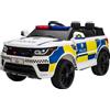 HOMCOM Macchina per Bambini della Polizia con Sirena Batteria 12V Telecomando