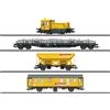 MARKLIN 26621 Treno cantiere: loco V 355 gancio digitale +carri cantiere ep. VI