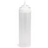TABLECRAFT Squeeze dispenser trasparente 350ml NEW (minimo 12 pezzi)