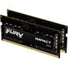 KINGSTON TECHNOLOGY RAM SO-DIMM KINGSTON Fury Impact DDR4 32GB (2x16) 3200MHz CL20