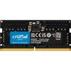 CRUCIAL Ram SO DIMM Crucial DDR5 4800 MHz 8 GB (1x8) CL40 Nero