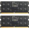 TEAM GROUP RAM SO DIMM Teamgroup Elite DDR5 32 GB (2X16) 5600 Mhz CL46 INTEL XMO 3.0 Nero