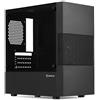 GielleService Case Unykach Aero C25 MicroATX Alimentatore da 500 W incluso USB-A 3.0 e audio
