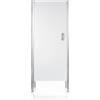 Alpes 68/165 DISPENSA/1 LIBERI IN CUCINA, Elemento Colonne, colonna cucina, acciaio inox per dispensa con anta + 4 ripiani interni, larg. 68cm, prof. 64cm, alt. 165/170cm