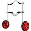 SPORTNOW Carrello Porta Canoa e Kayak Regolabile su 3 Livelli in Alluminio