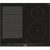 Siemens EX675LEC1E piano cottura Alluminio, Nero Incasso A induzione