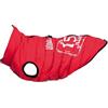 Trixie Giacca per cane vestito mascotas - Giacca strato gilet con imbracatura grande media cani accessori strato imbracatura Saint-Malo taglia XS 30 cm rosso
