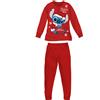 Disney Pigiama Caldo Cotone Stitch Natale Bimba 3-10a Disney Cod. DY50A1472