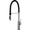 Paffoni Light miscelatore lavello professionale cromo/nero opaco LIG179CRNO