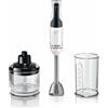 Bosch Frullatore ad Immersione Minipimer Potenza 600 Watt Funzione Turbo con Bicchiere colore Bianco - MSM4W220