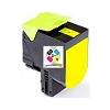 Lexmark Toner Rigenerato per Lexmark CX 410 Lexmark CX 510 Rif. Lexmark 80C2HY0 Giallo Pagine 3000