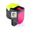 Lexmark Toner Rigenerato per Lexmark CX 410 Lexmark CX 510 Rif. Lexmark 80C2HM0 Magenta Pagine 3000