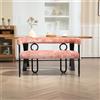 Gomyway Divano doppio, schienale arrotondato in Chenille, design moderno, Rosa