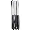 MARIETTI 13TP - Coltello tavola dentata cm 11 Linea Top - Nero - blister 6 pz