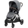 Maxi-Cosi Adorra 2 Luxe - Passeggino per bambini dalla nascita a 22 kg, 0-4 anni, posizione sdraiata, regolazione del flusso d'aria, ruote ammortizzanti, grande cappa per carrozzina, grigio Twillic