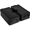 Rhino BaseMate Rhino - Peso base per ombrellone, 45,7 cm, si adatta a qualsiasi supporto per ombrelloni, sbalzo e da esterni, facile da montare (staccabile, nero)