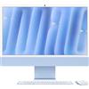 Apple iMac 24"Retina Display 4,5K, Chip M4 con CPU 10?core, GPU 10?core, 16GB, 512GB SSD, Blu