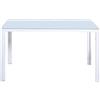Cribel Tavolo Bianco New Benny Jolly Top Gambe 140x80x75 di Cribel