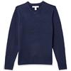 Amazon Essentials Maglione Morbido con Scollo a v a Maniche Lunghe Uomo, Blu Marino, M