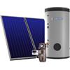 CORDIVARI - Pannello Solare Circolazione Forzata Bollitore Doppio Serpentino LT. 300 ECO BASIC per Tetto a Falda