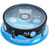 Maxell 25 BD-R Blu Ray 4x 25GB Printable - Spindle box - 276071.00.TW