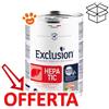 Exclusion Dog Diet Hepatic Maiale, Riso e Piselli - Lattina Da 400 Gr - CONFEZIONE RISPARMIO