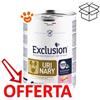 Exclusion Dog Diet Urinary Maiale Sorgo e Riso - Lattina Da 400 Gr - CONFEZIONE RISPARMIO
