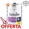 Exclusion Dog Diet Hypoallergenic Quaglia e Piselli - Lattina Da 200 Gr - CONFEZIONE RISPARMIO