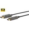 MicroConnect Premium Optic DP - HDMI Cable 10m cable, DP 1.4 - HDMI 2.0