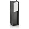 Philips LED Bridge, Lampada a Parete LED per Esterni, Attacco E27, 40 cm, Antracite
