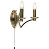 Searchlight Applique Ascot 2Lt - Metallo ottone anticato