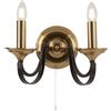 Searchlight Applique Belfry 2Lt - Bronzo scuro e metallo marrone