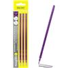 Online 3 mine di ricambio cancellabili compatibili con penne gel Legami viola, spessore del tratto 0,7 mm, mine di ricambio per penne gel cancellabili, ricariche per penna gel roller con inchiostro