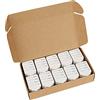 G2PLUS 1000PCS Etichetta in Carta Kraft Etichette di Abbigliamento Cartellini del Prezzo Etichette dei Prezzi 3.2cmx5cm per la Visualizzazione Indumento Scarpe Cappello (Bianca)