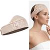 Dreamlover Fascia Allargata per Parrucca, Antiscivolo, Nudo, 1 Pezzo | Area Antiscivolo Allargata, Regolabile, Ideale per Parrucche Front Lace, Perfetta per Fissare Foulard o Cappelli