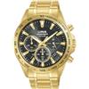 Lorus Orologio analogico al quarzo da uomo con bracciale in acciaio inossidabile, Oro - RZ508AX9