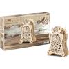 Revell Tiny Adventures 00616 - Orologio magico in legno, con meccanismo in gomma e chiave di avvolgimento, altezza 21,8 cm