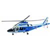 NewRay New-Ray S.R.L- Hubschrauber Aereo 1:43 Newr Polizia Agustawest 25173, Multicolore, 846010