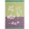 Coucke Strofinaccio stampato in Jacquard di Cotone, Orto, 50 x 75 cm