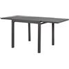MIlani Home JERRI - tavolo da giardino in alluminio 90 X 90/180