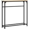 vidaXL Tavolino Consolle Rovere Sonoma 75x19,5x75 cm Legno Multistrato