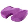 HomDSim - Cuscino ortopedico in memory foam per il coccige, per sedie, auto, casa, ufficio, sedili, cuscino massaggiante (Viola)