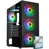 EMCA4 Computer Gaming PC Assemblato Fisso Ryzen 5 4500 - RTX 3050 8GB - M.2 1TB nvme - Ram 32GB DDR4 3200Mhz - ARGB - Windows 11 - B450M PRO4