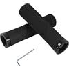 Tolenre Manopole per manubrio di bicicletta MTB in gomma morbida per impugnature da 22 mm, antiscivolo, ergonomiche, antiurto, per BMX, mountain bike, design a doppio blocco (blu)
