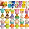 yuechen 30 Squishy Antistress Gadget Compleanno Bambini,Animali Kawaii Squishy | Regalini Fine Festa Compleanno | Gadget Compleanno Bambina e Bambino | Rimbalzo Lento Alleviare Stress