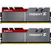 G.SKILL RAM G.Skill Trident Z DDR4 3200MHz 16GB (2x8) CL16 Kit Silver rosso